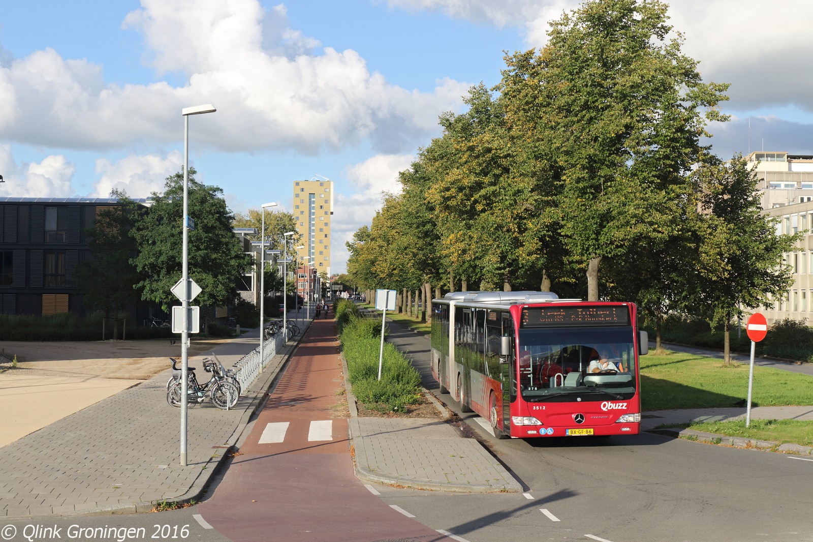 De Vrydemalaan op een foto van Qlink uit 2016