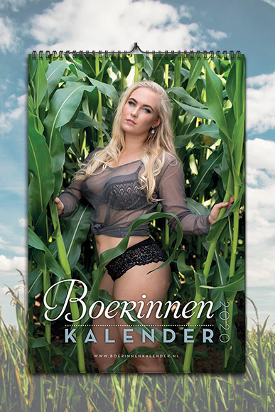 Groningse Anna op omslag Boerinnen Kalender 2020