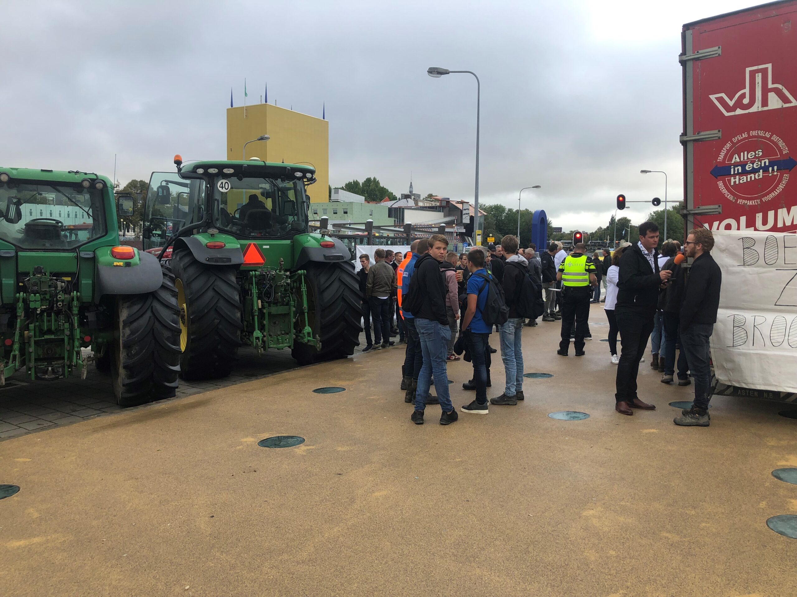 Even bijpraten in ontspannen sfeer.