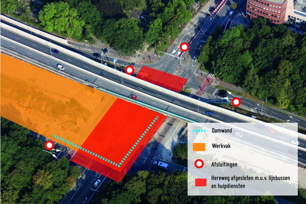 Stremming van Hereweg leidt vooralsnog niet tot grote drukte (VIDEO)