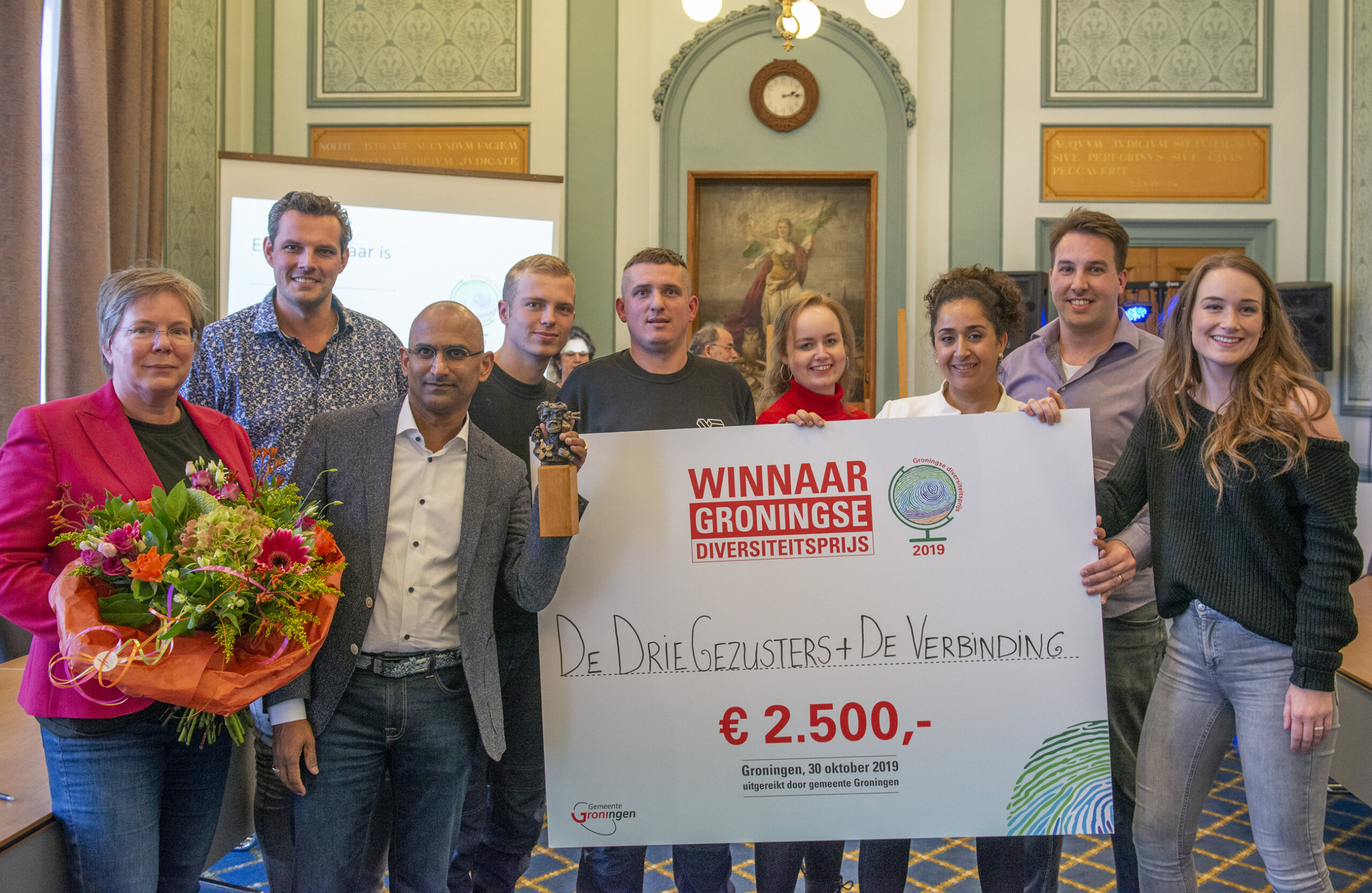 De Drie Gezusters en de Verbinding winnen gezamenlijk Groningse diversiteitsprijs 2019