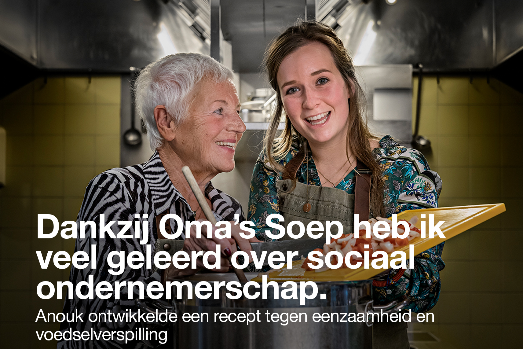 Oma’s Soep gegroeid als kool; studente Anouk Delissen wil nu ook een ‘Oma’s Soep café’