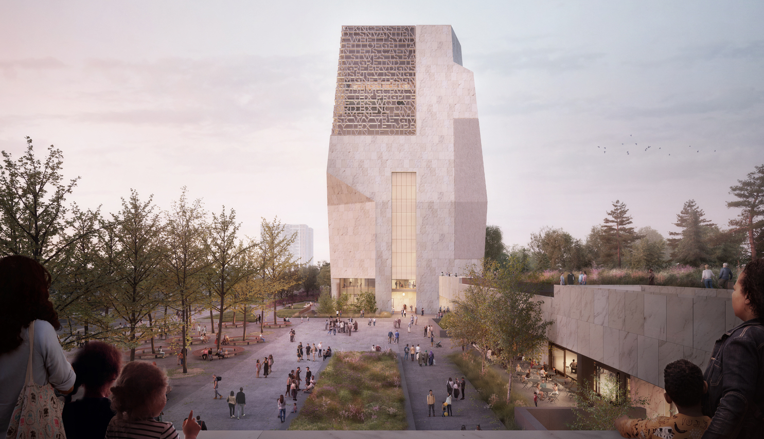 Barack Obama maakt in Chicago kopietje van Forum Groningen