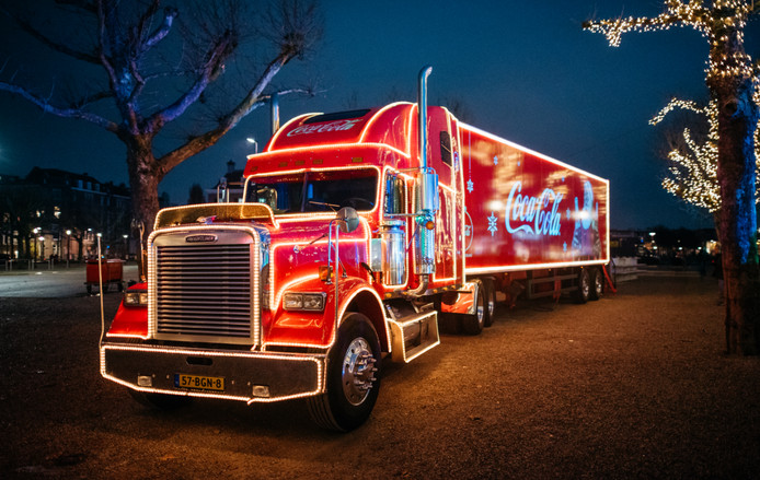 Coca-Cola Kersttruck staat maandag op Grote Markt
