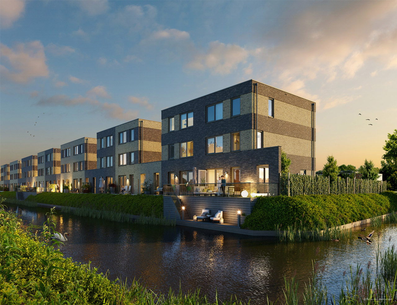 Royale nieuwbouw woningen Stadlander in Reitdiep