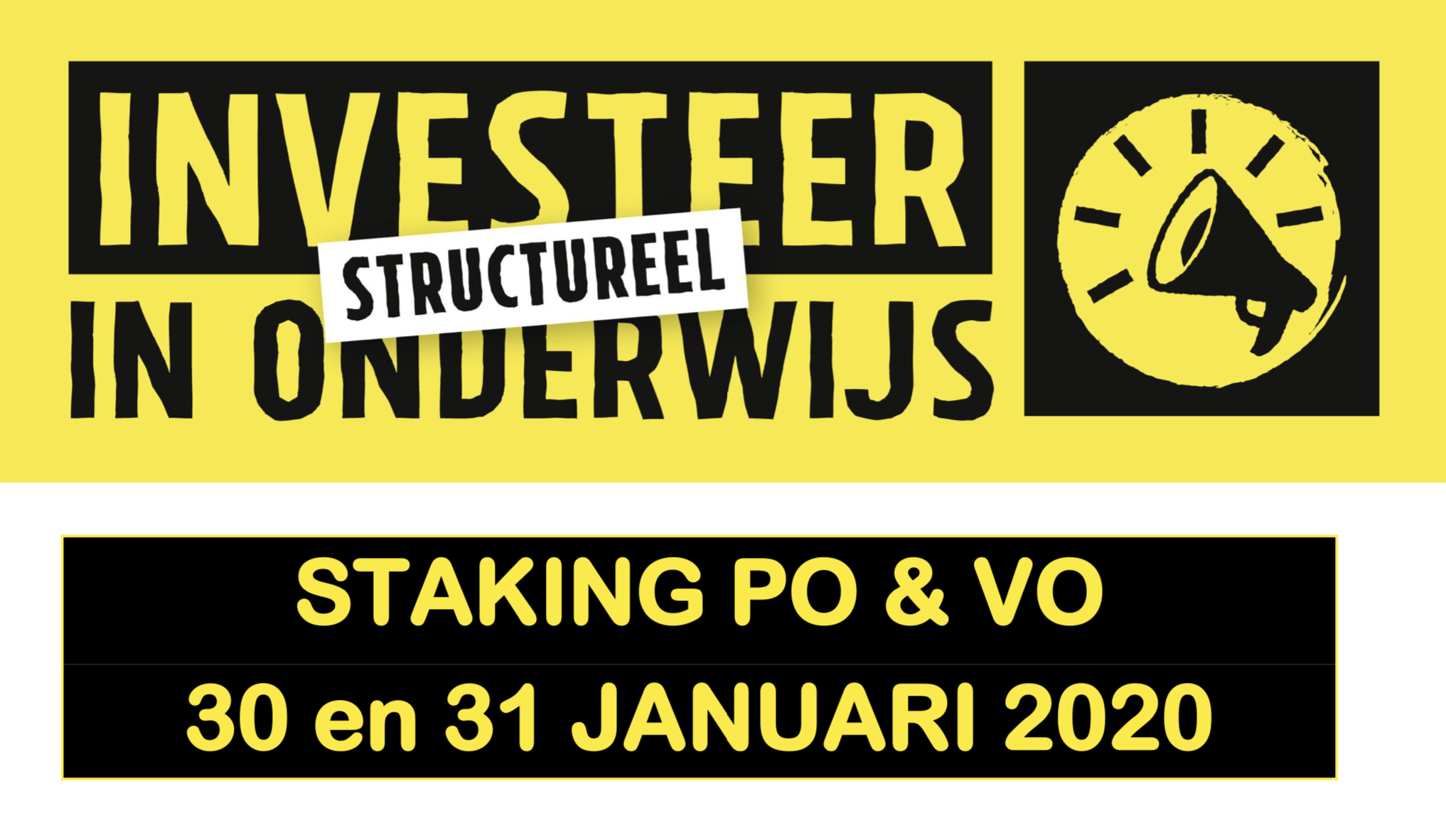 Leraren lopen stille tocht tijdens staking in Stad: scholen sluiten hun deuren