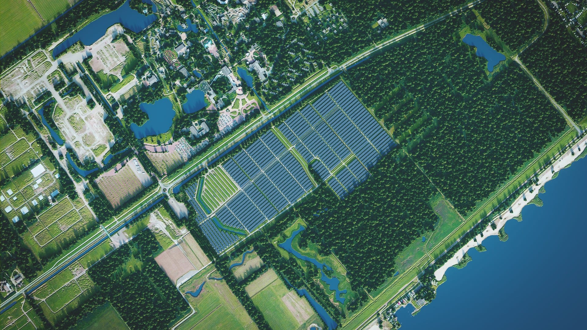 Impressie via Solarfields