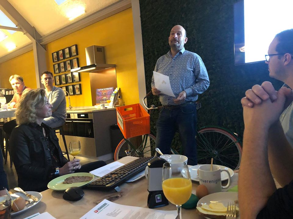 Steeds meer ondernemers in Groningen gaan over op duurzaamheid - ontbijt voor deelnemers ‘Koploperproject’ bedrijventerrein Zuid-Oost