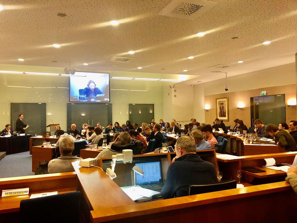 Historische raadsvergadering in Groningen