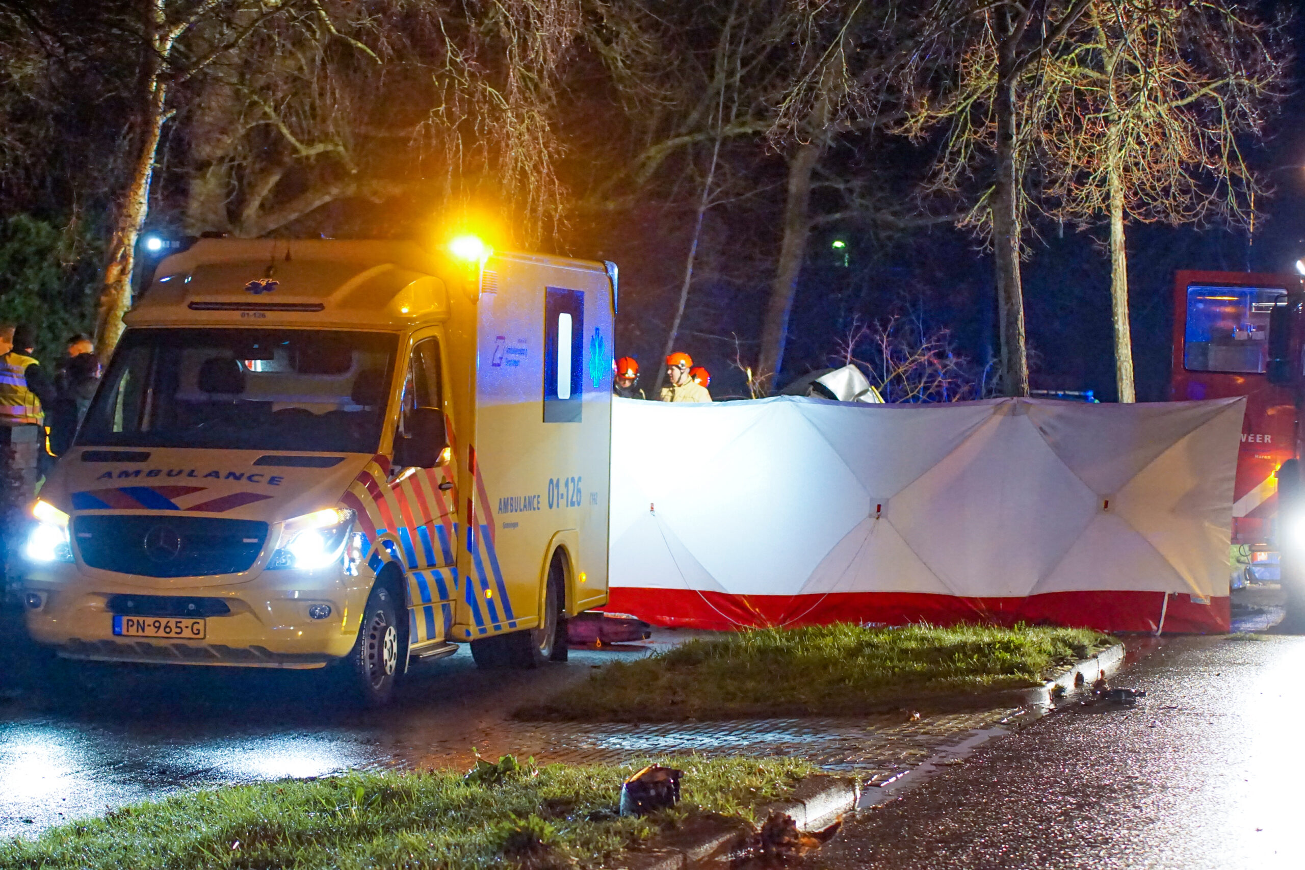 Man (20) uit Zuidlaren overleden bij ernstig verkeersongeval in Haren