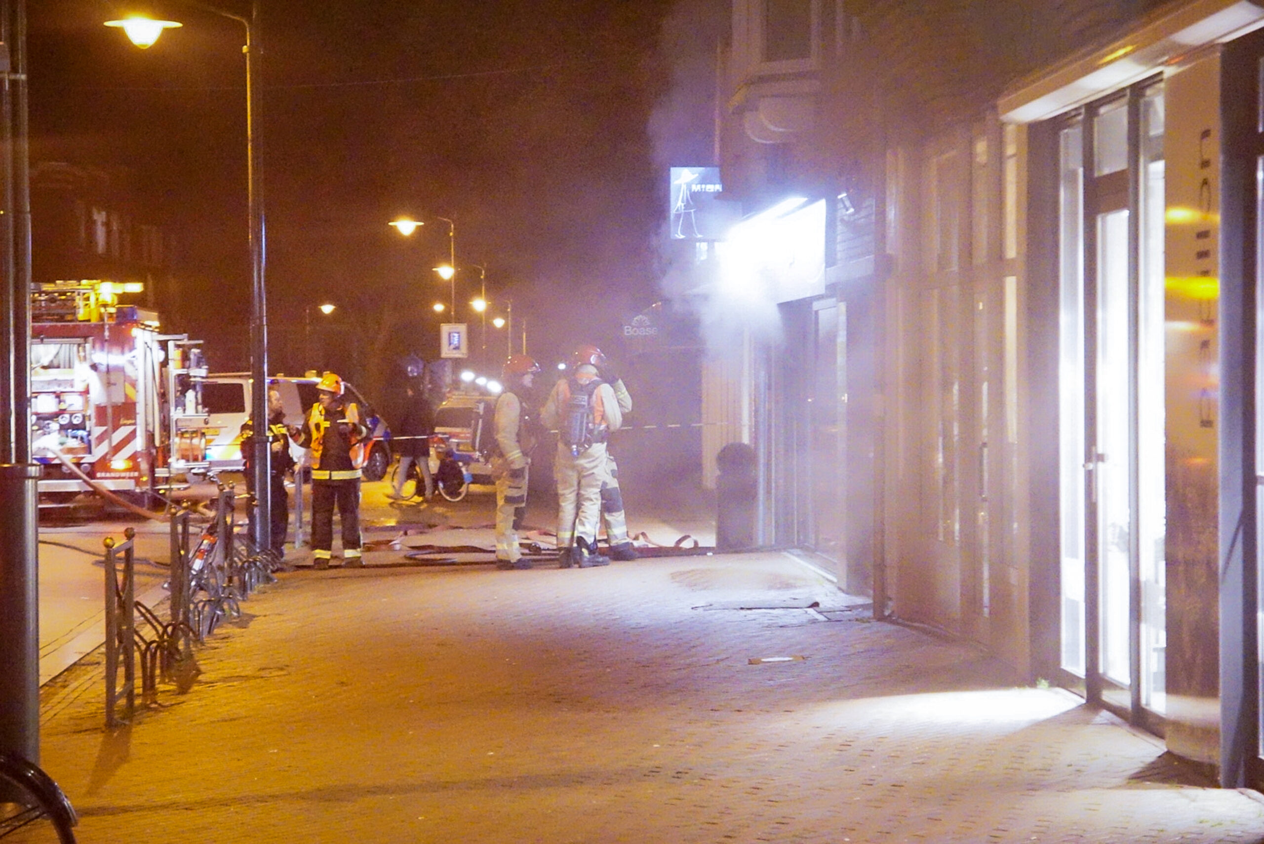 Brand in slagerij aan Kerkstraat Haren