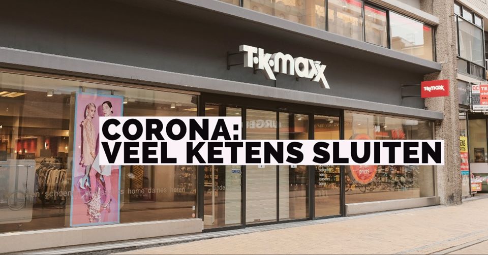 Welke winkels in de binnenstad zijn al dicht?