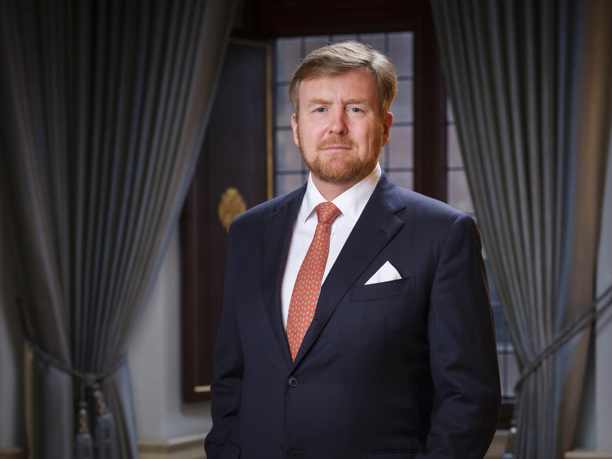 Koning Willem-Alexander bezoekt Ter Apel 