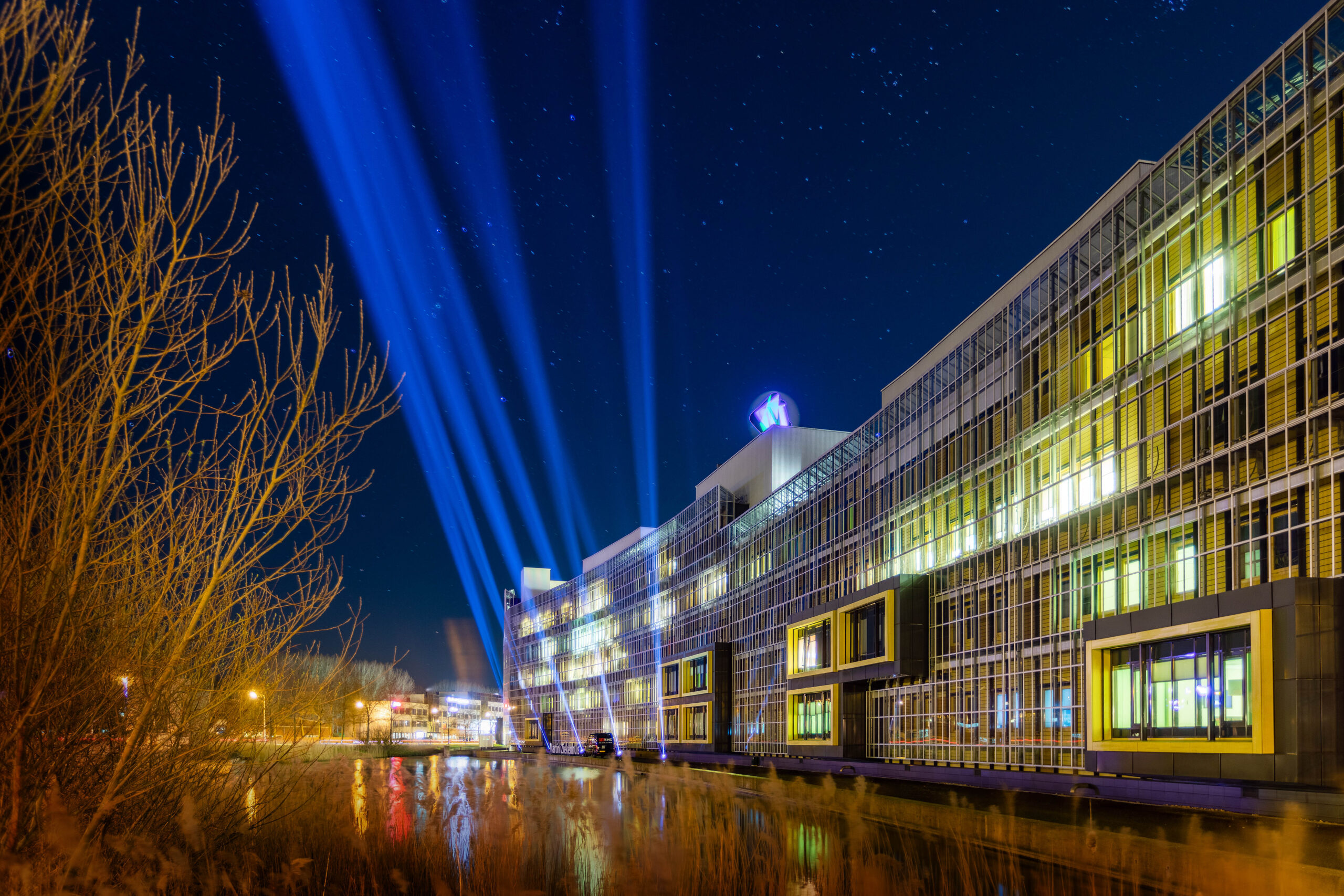 Lichtshow voor zorg- en hulpverleners in Stad