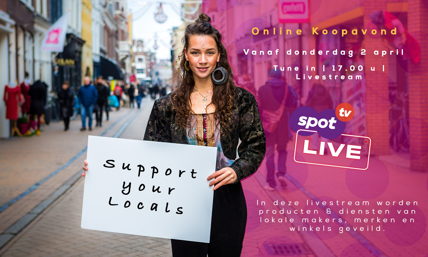 Volg hier live de allereerste online koopavond: SUPPORT YOUR LOCALS!