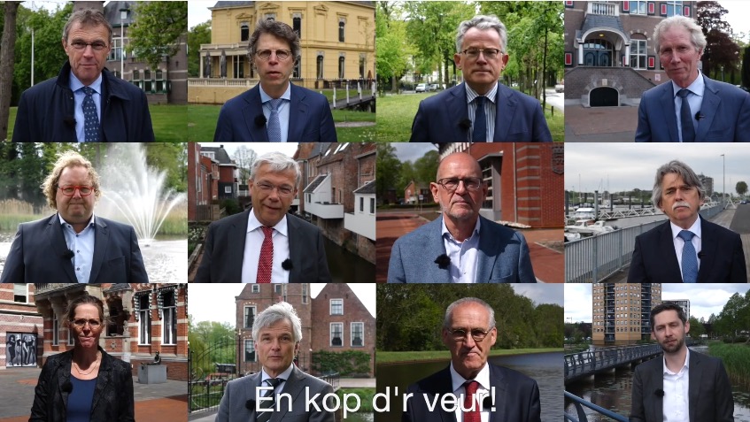 ‘Grunnegers, volholden. En kop d’r veur!’