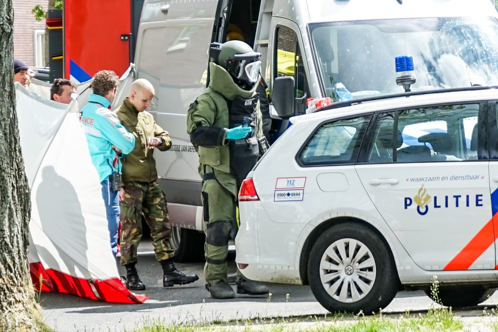 Politie: onderzoek naar handgranaat nog in volle gang