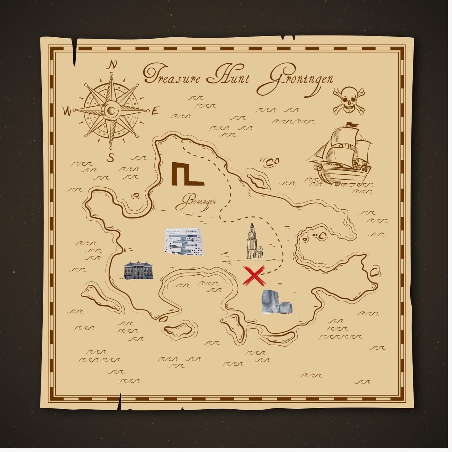 'Treasure Hunt Groningen': zaterdag en zondag puzzeltochten op de fiets door Stad