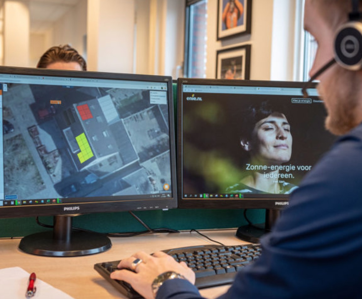 Huren van zonnepanelen is bij Enie.nl nu 45 procent goedkoper dan gewone stroom