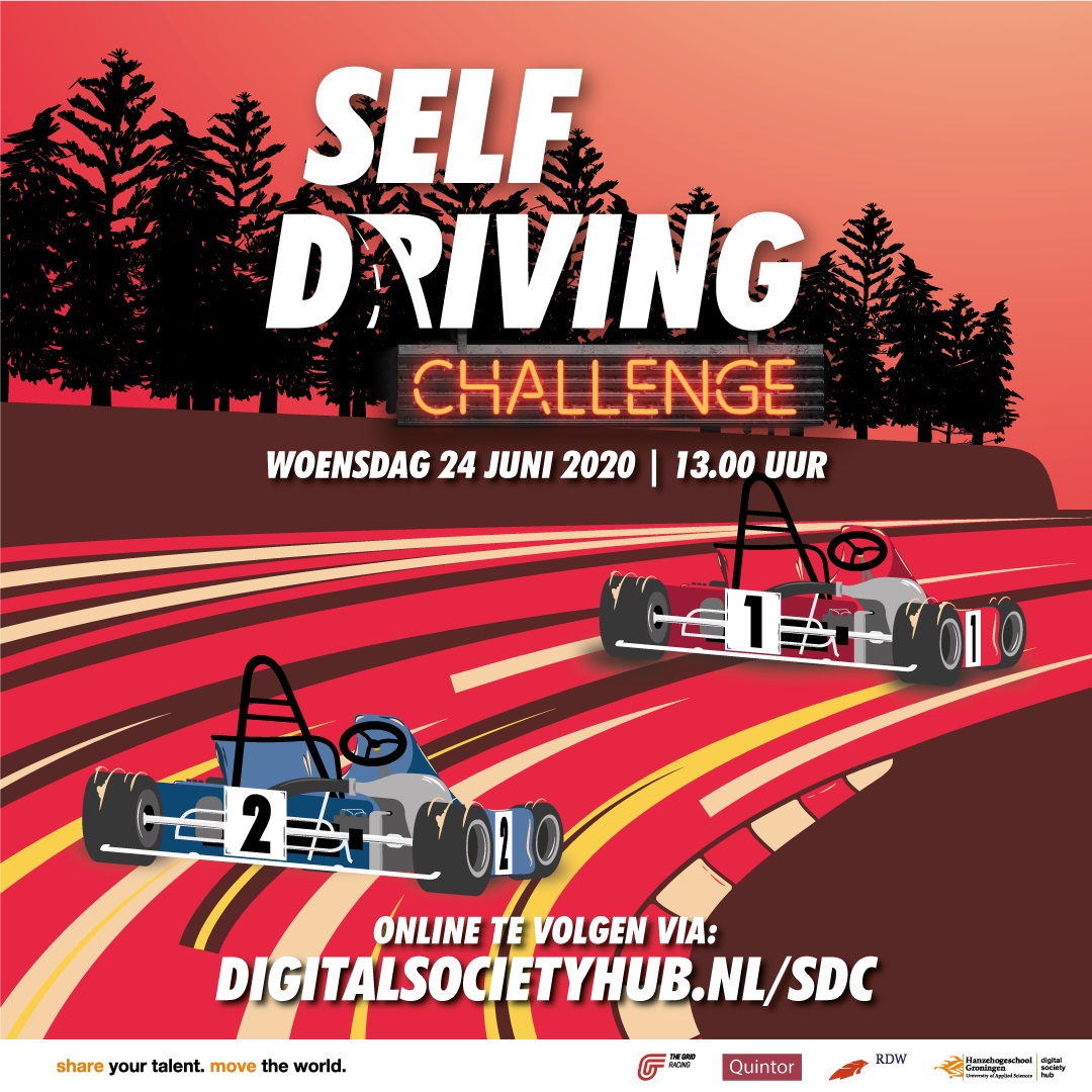 Welke Groningse student bouwde de snelste zelfrijdende elektrische racekart?