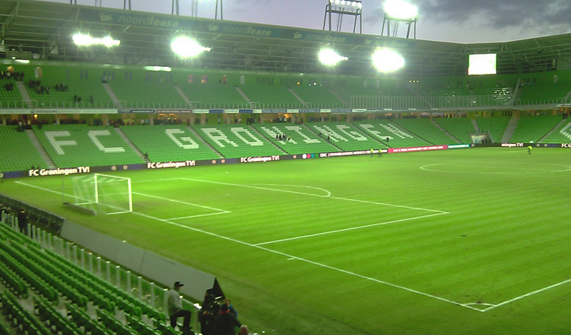 De druk staat er vol op bij FC Groningen
