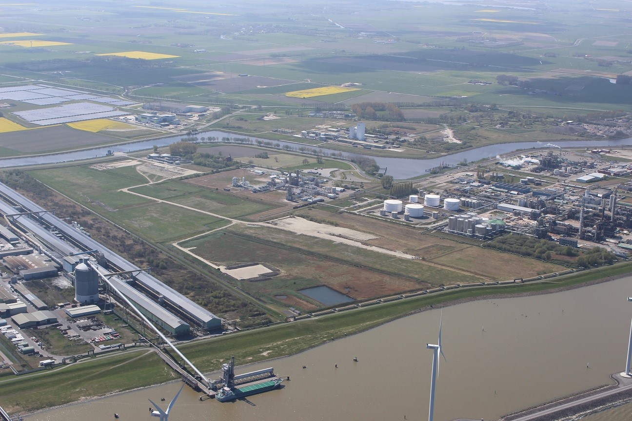 Nieuw industriegebied Heveskes bij Delfzijl ontwikkeld door Groningen Seaports