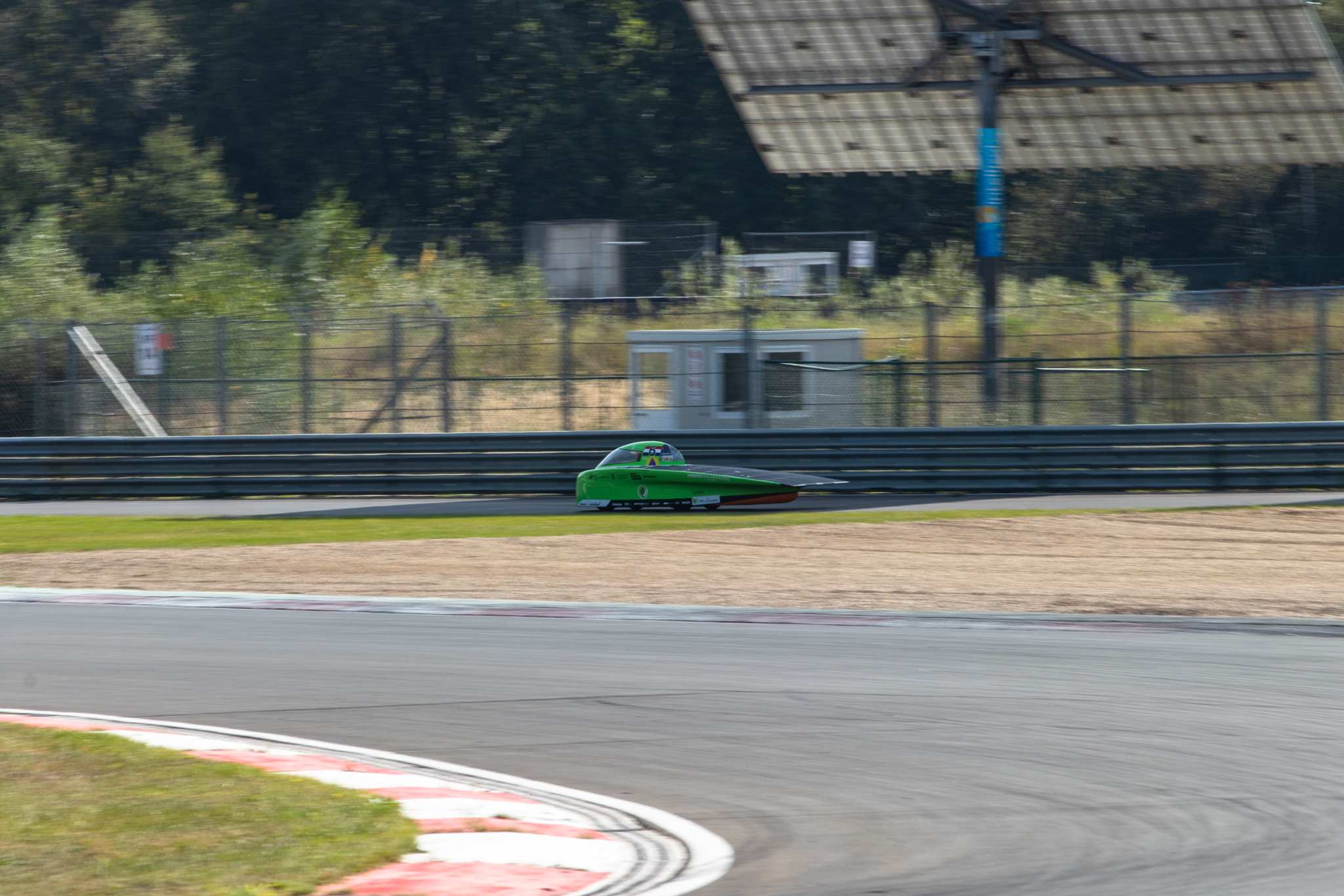 De Green Lightning op het circuit in Zolder