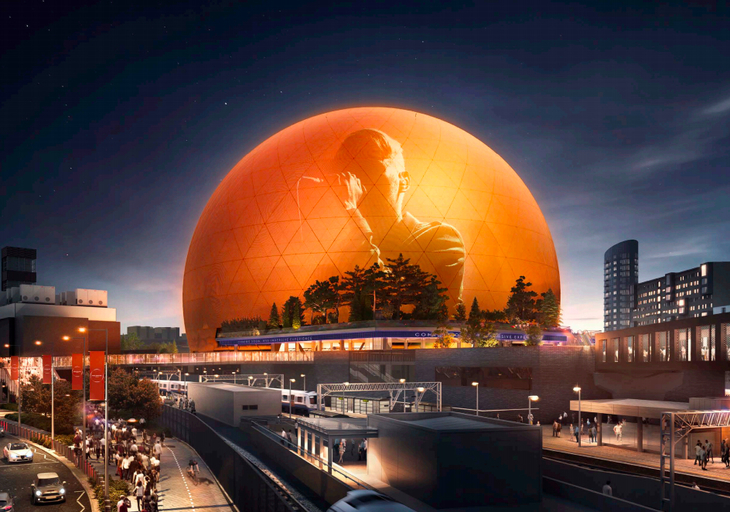 De Golfball in andere kleur doet wel een beetje denken aan DOT in Groningen.