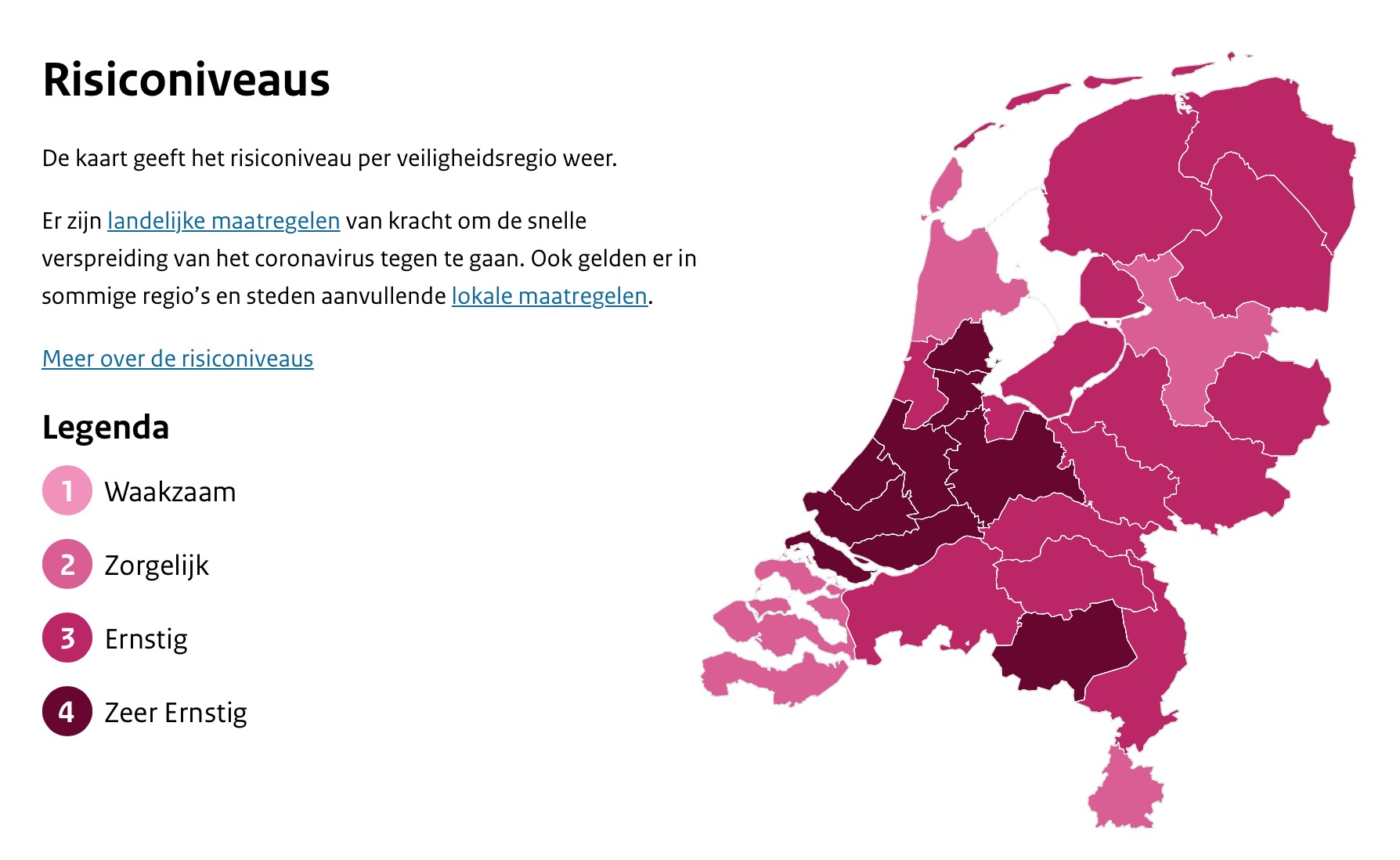 Groningen van tweede naar derde risiconiveau ‘Ernstig’