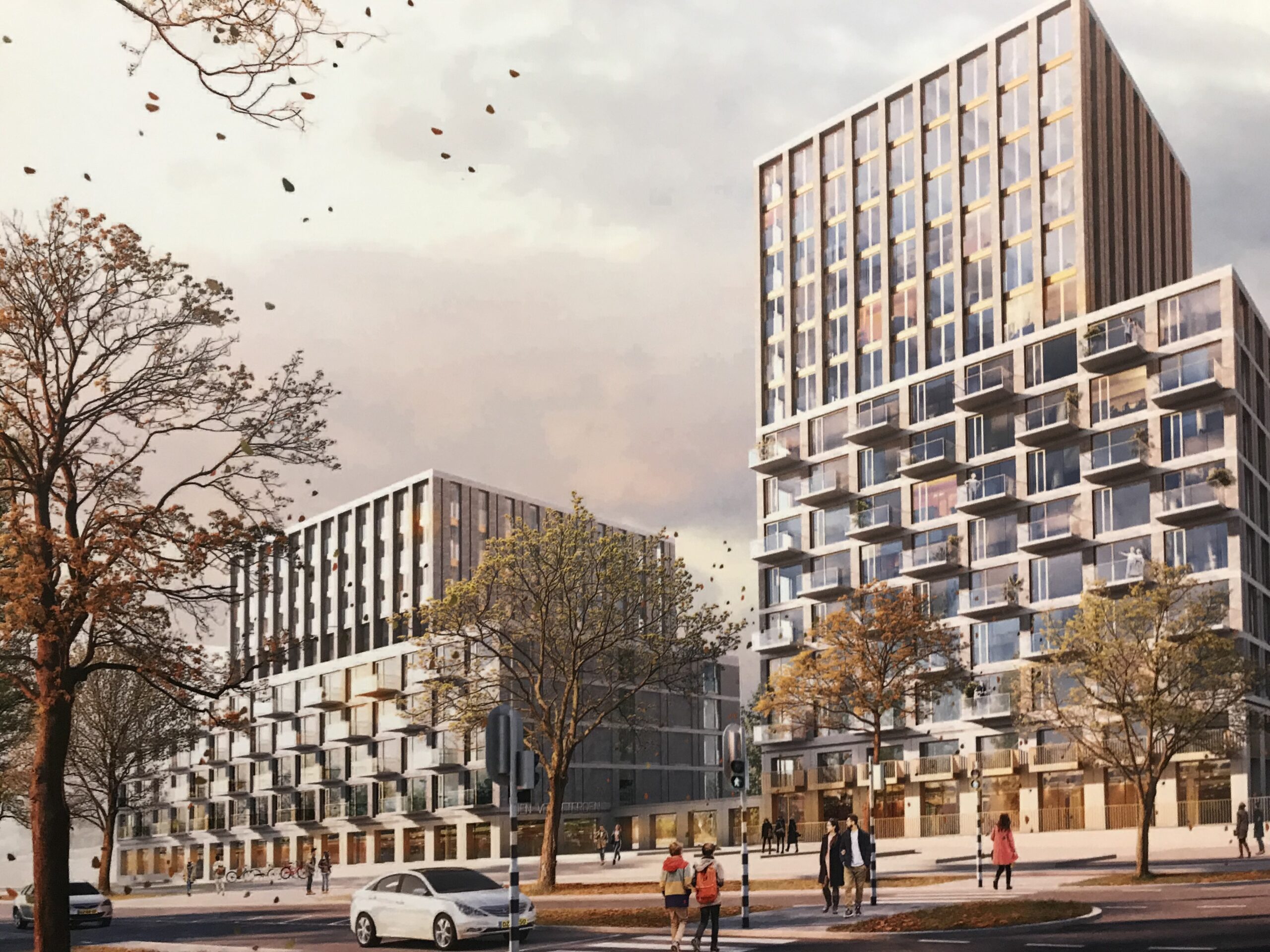 Nieuw appartementencomplex De Wijert – gemeenteraadsleden Groningen ongelukkig