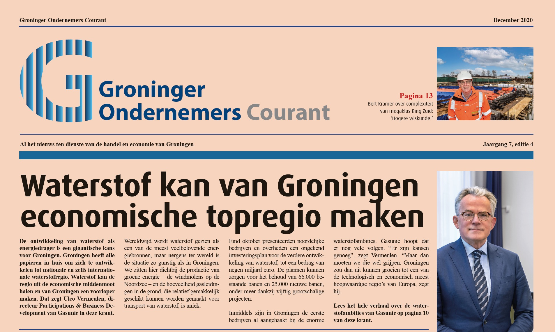 Ben je ondernemer in Groningen? Heb je de nieuwe papieren Ondernemerscourant al gelezen?