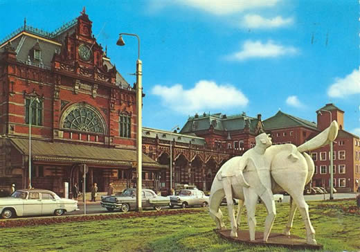 Het beeld van het Peerd werd in 1959 geplaatst.