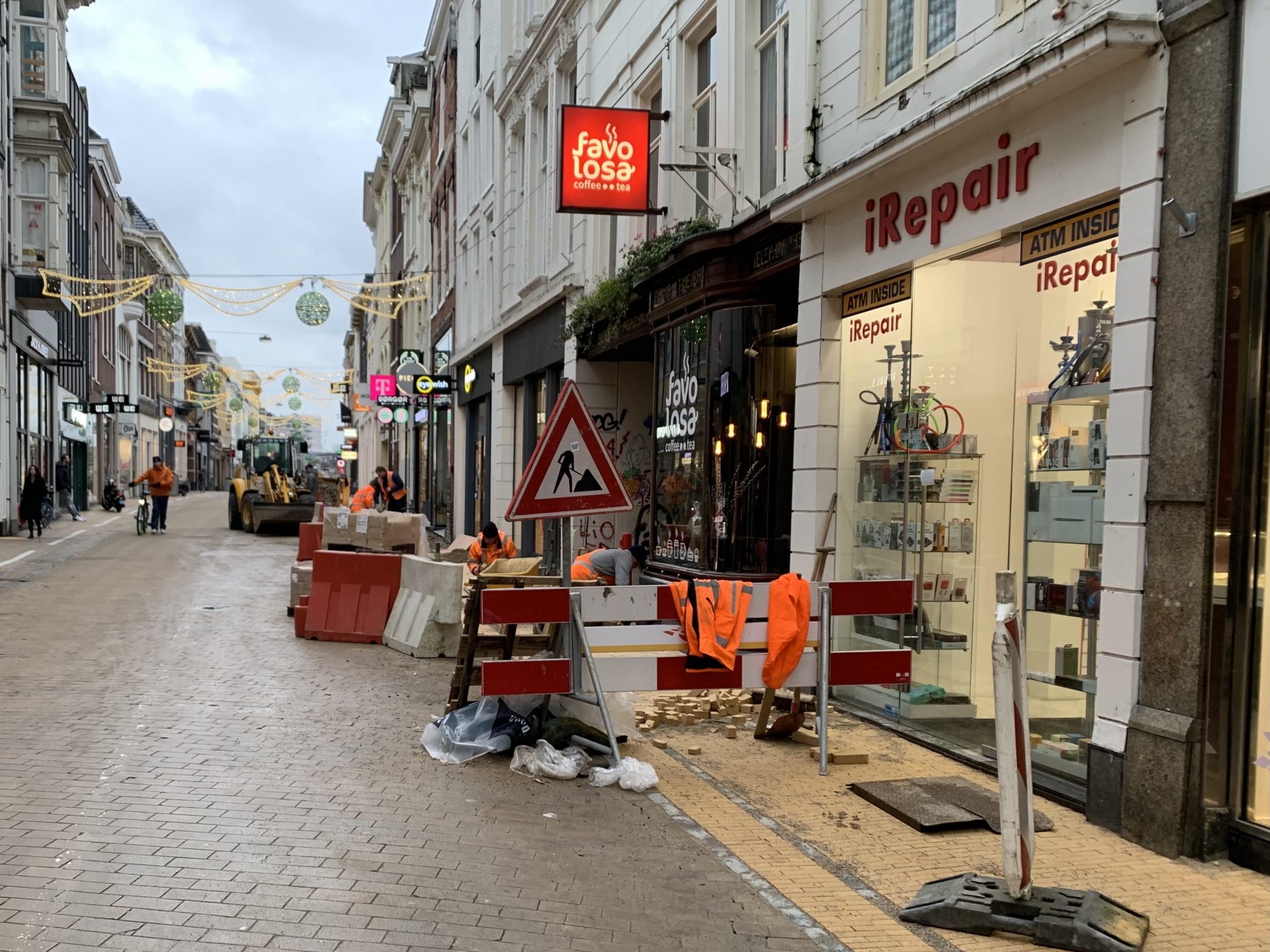 Gele steentjes Herestraat vervangen