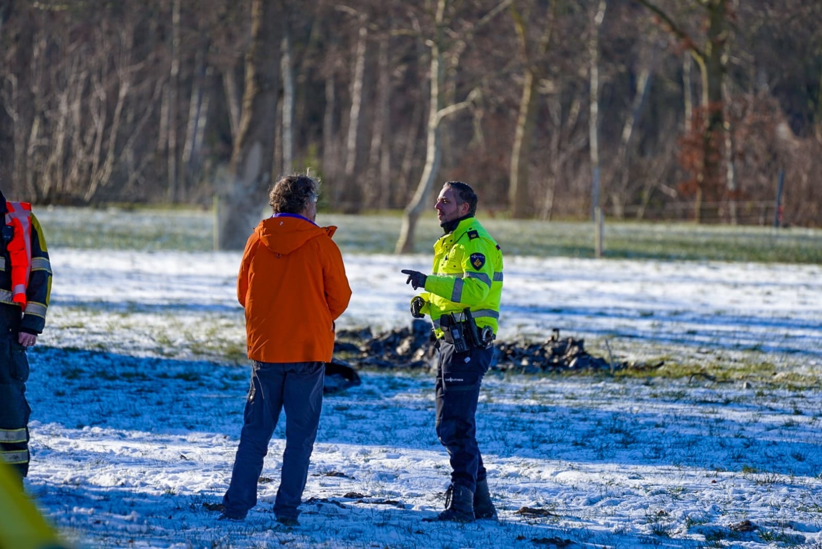 De burgemeester wordt geïnformeerd door de politie