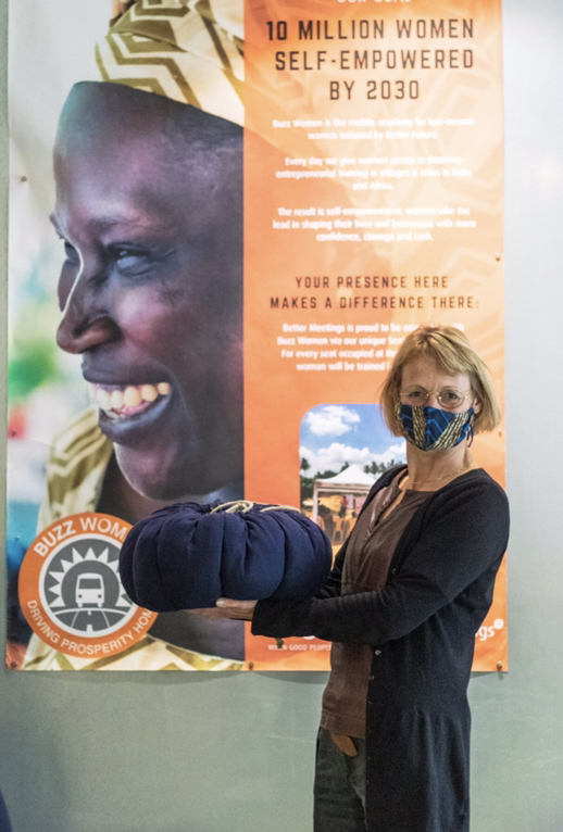 Rianne Schuurman met een Cooking Bag