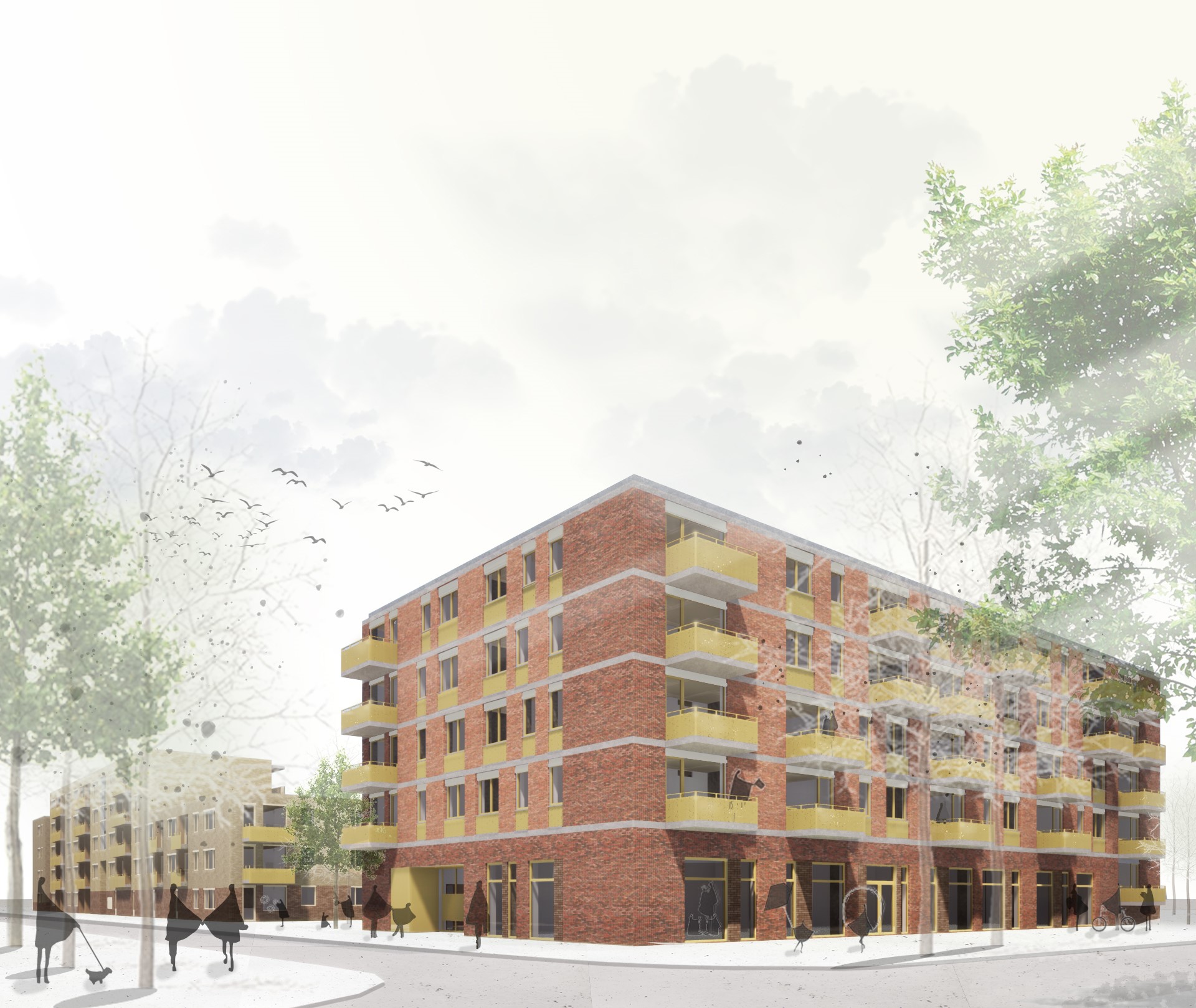 Selwerd: duurzame appartementen in de sociale- en middenhuur