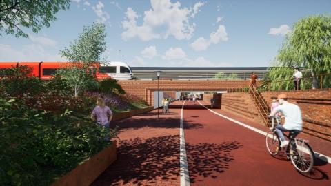 Een kijkje in nieuw Groningen: fietsend naar Suikerzijde