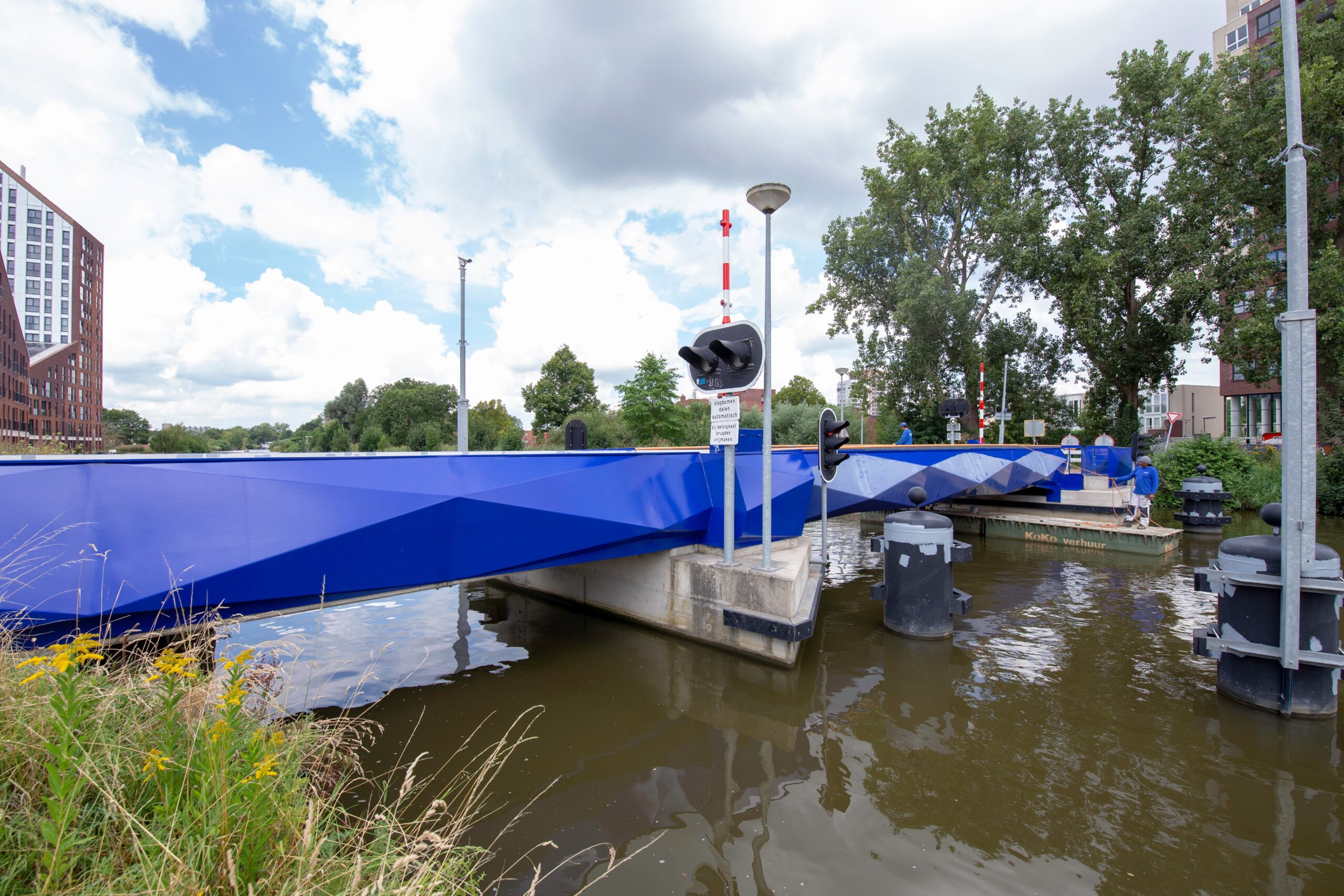 Opnieuw brug klem in Groningen