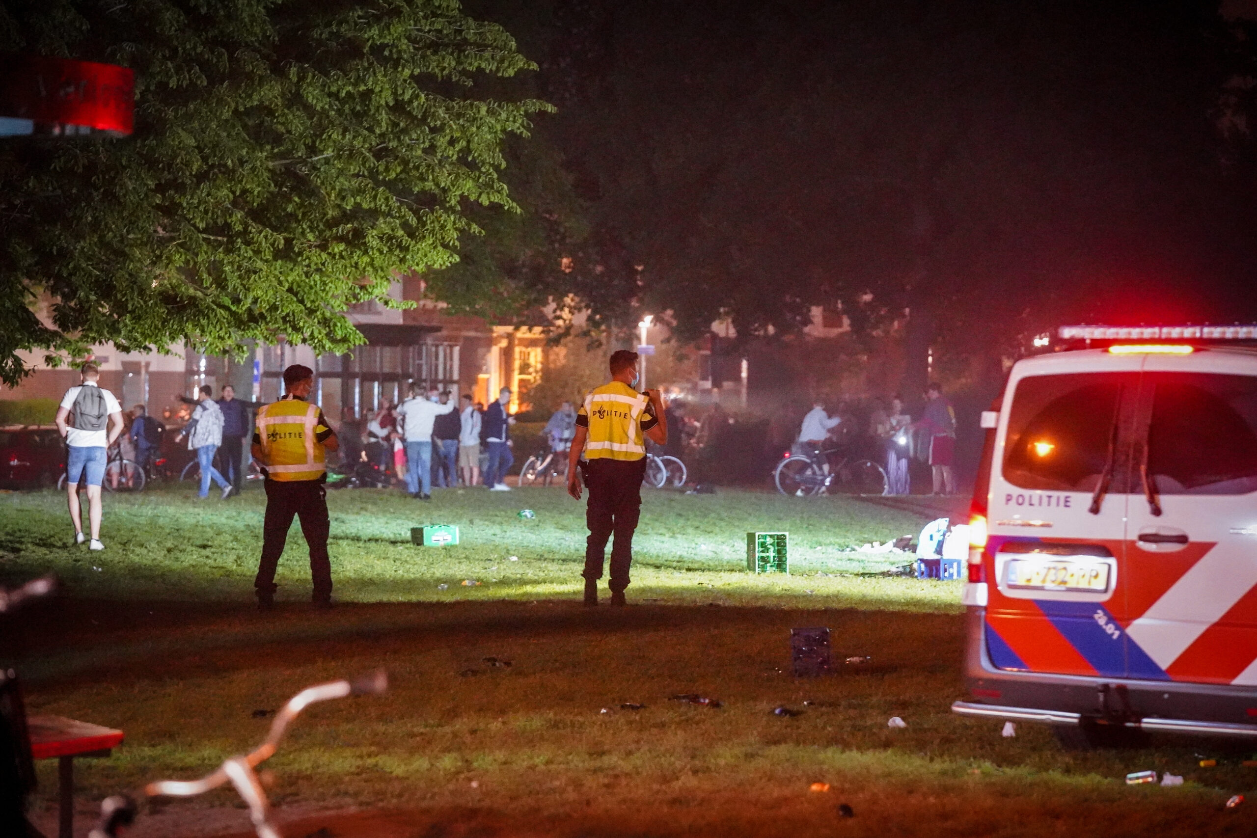 Politie opnieuw in actie in Noorderplantsoen
