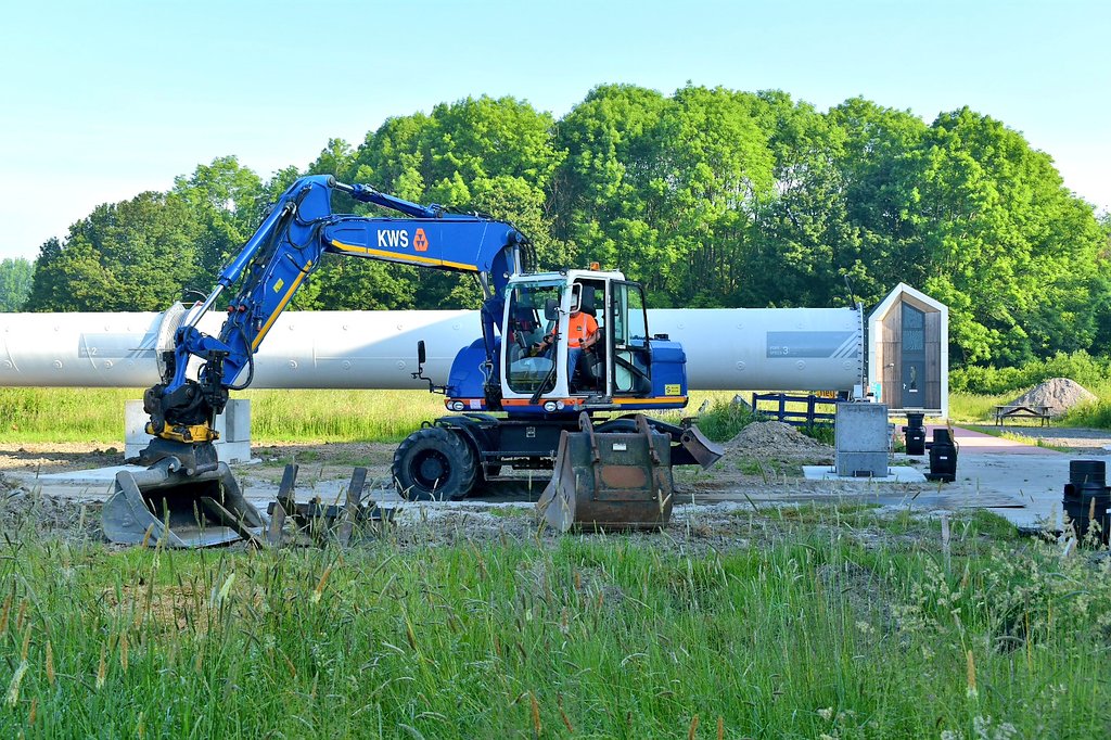 Prototype Hyperloop voor tests en onderzoek in Groningen