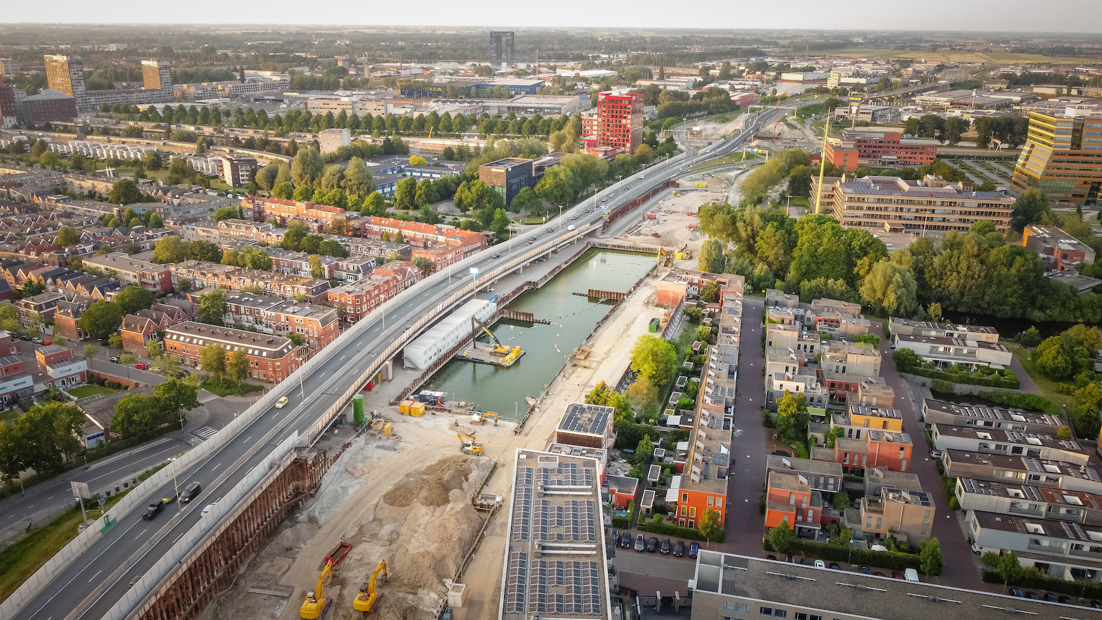 Ring Zuid dicht vanaf Euvelgunne tot Europaweg