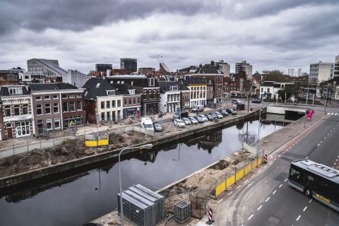 Schuitendiep nu ook deels afgesloten voor fietsers