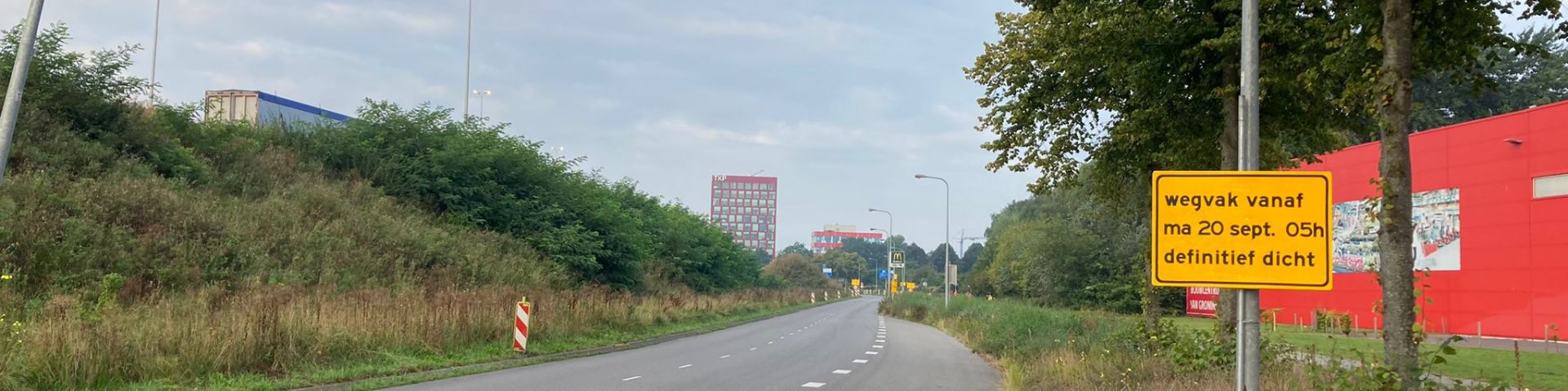 Lübeckweg vanaf vandaag definitief dicht, oprit Stettinweg open