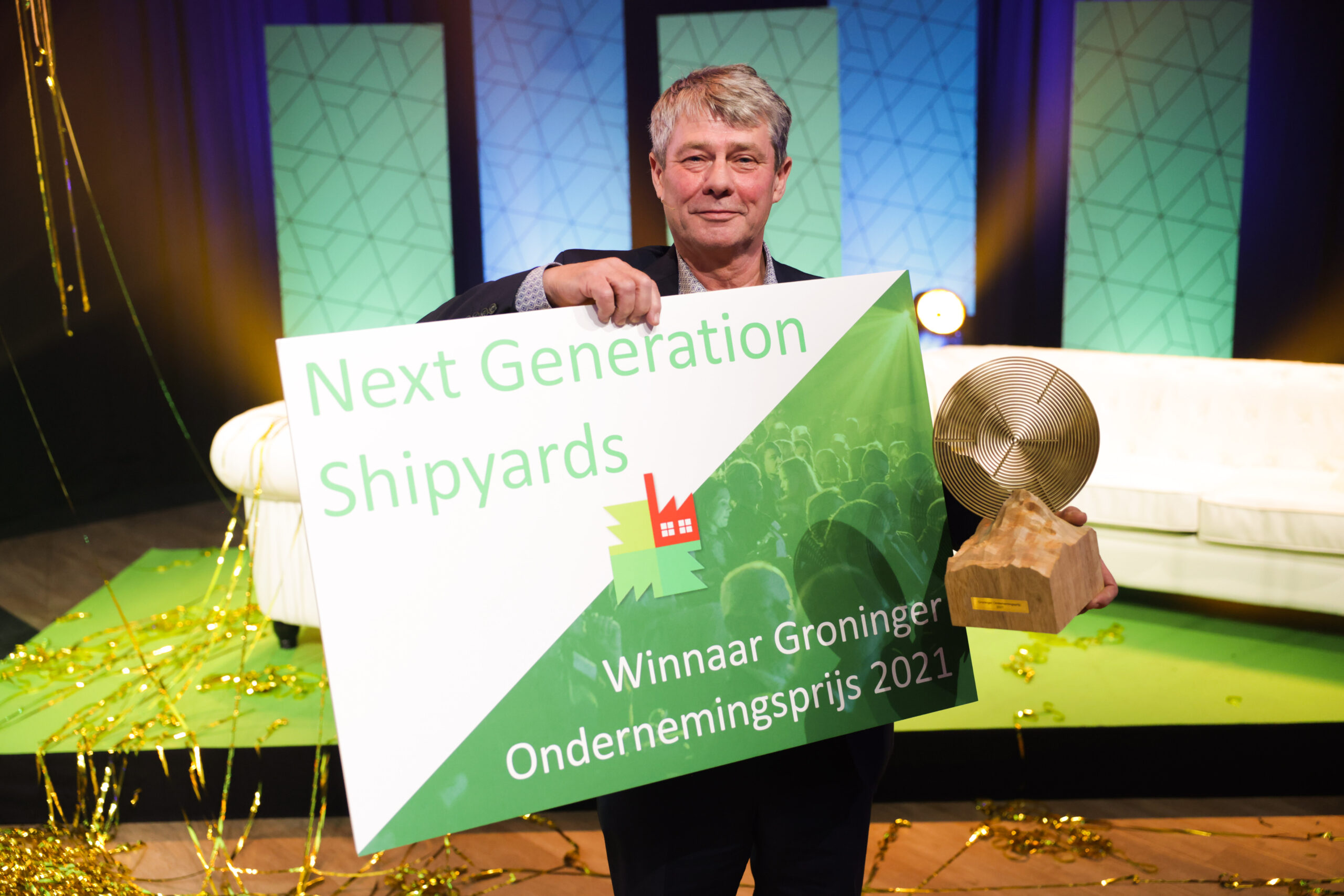Duurzaam’ Next Generation Shipyards wint Groninger Ondernemingsprijs 2021