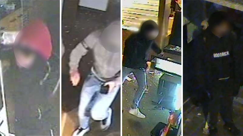 Politie geeft geblurde foto’s vrij van verdachten rellen Grote Markt