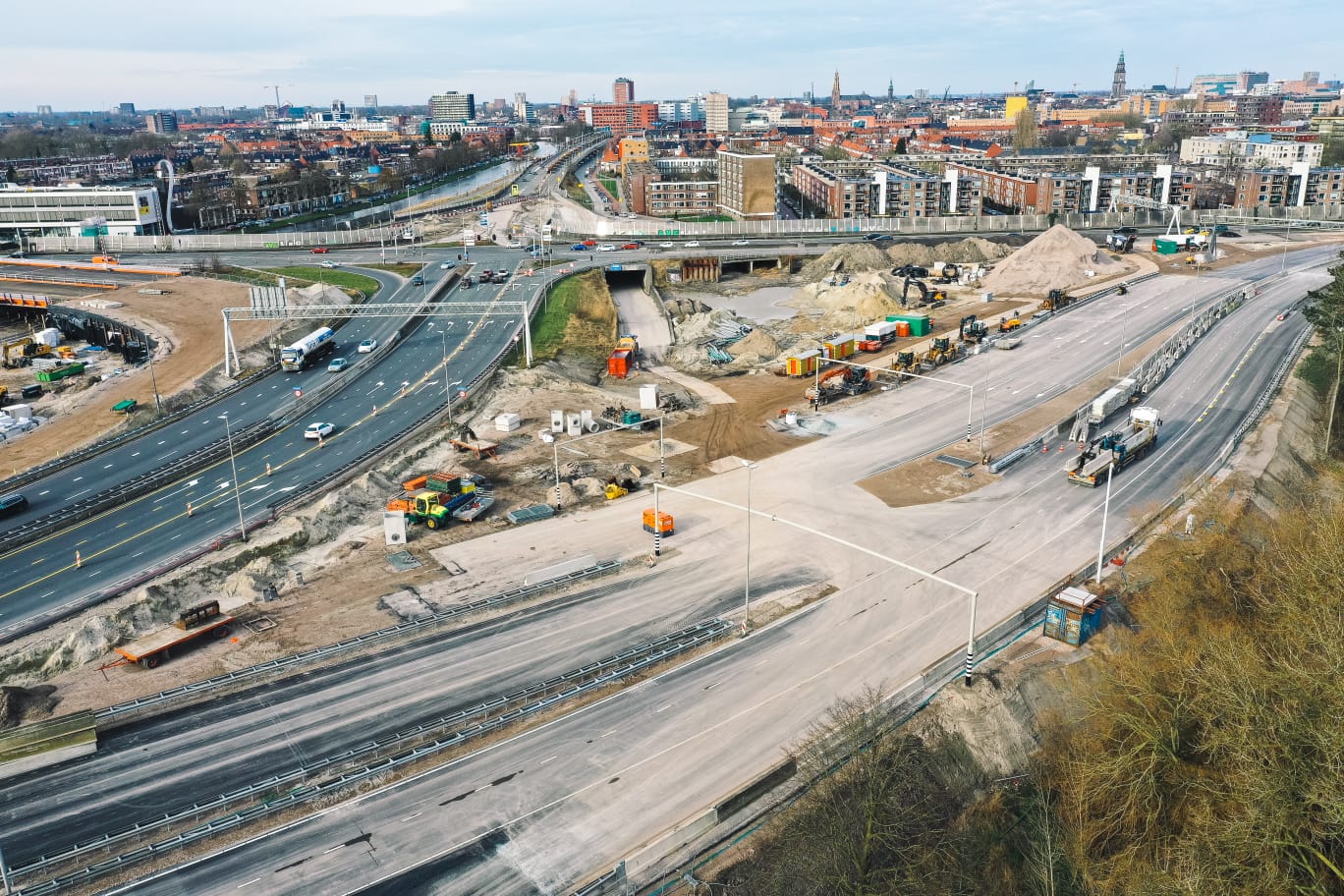 Meer verkeersdrukte te zien tijdens fase 4 van Operatie Julianaplein