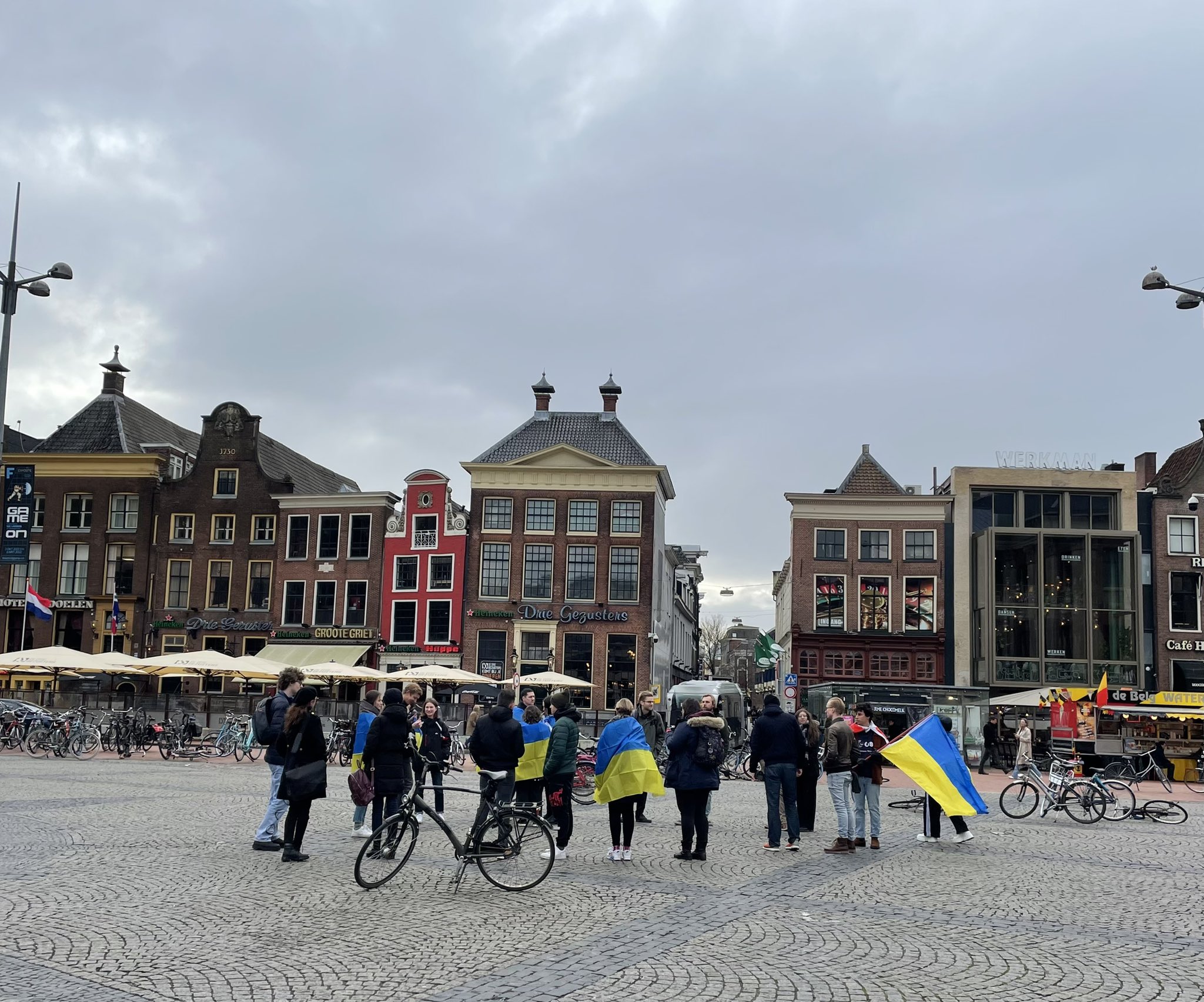 Vredesprotest in Groningen, zondag op Grote Markt: 'Wij steunen Oekraïne’