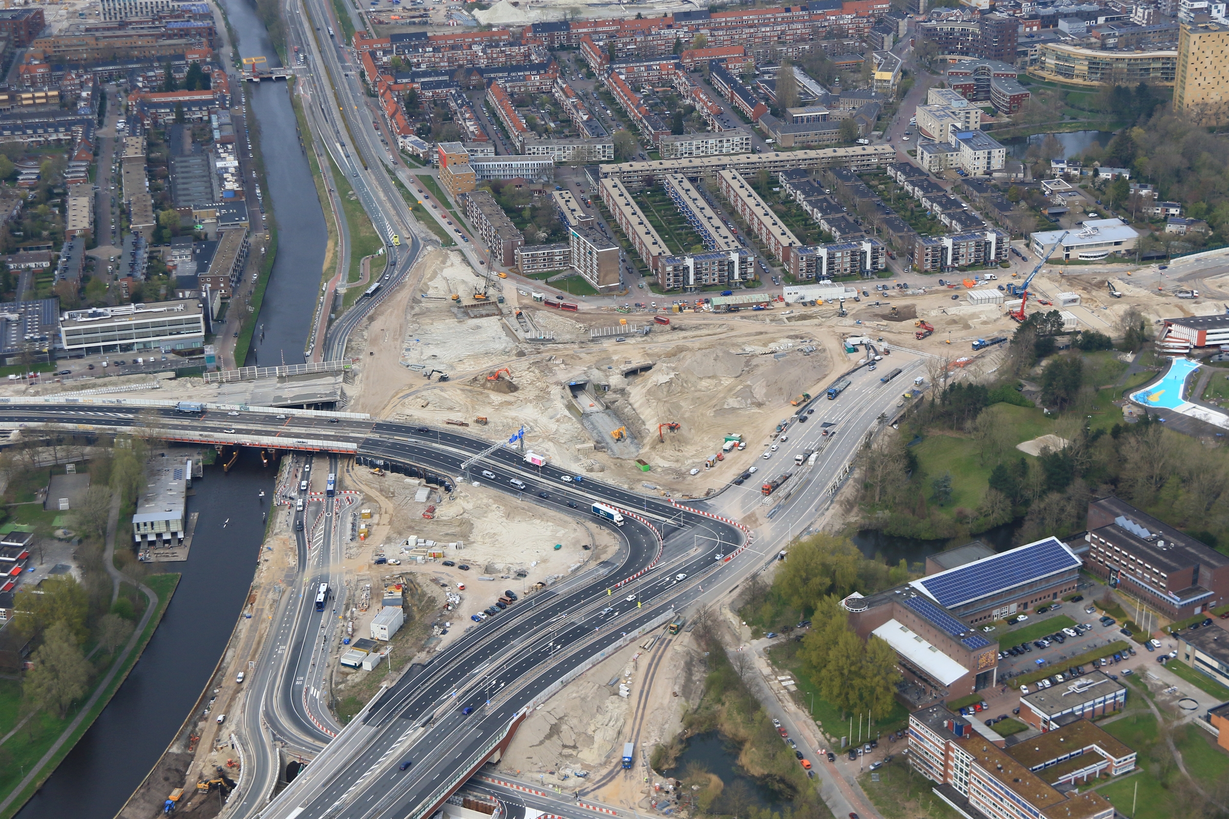 Ernstige verkeershinder verwacht: Julianaplein komend weekend volledig afgesloten