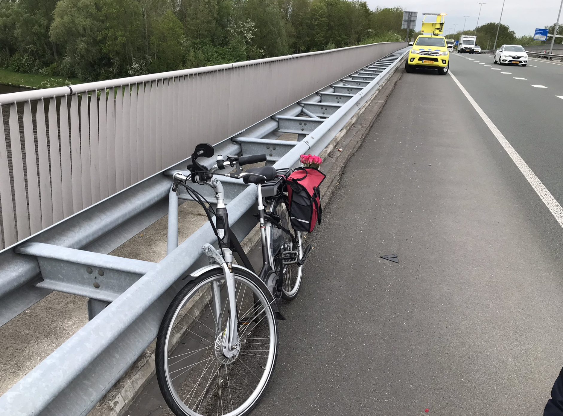 Fietser van ringweg gehaald in Groningen