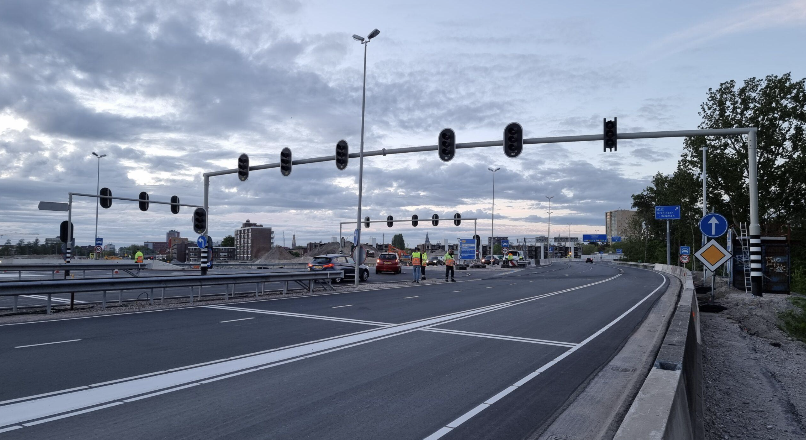 Storing tijdelijke verkeerslichten Julianaplein